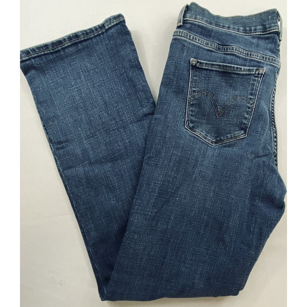 Levis Womens Classic Boot Cut Medium Blue Denim 5 Pockets Size 10